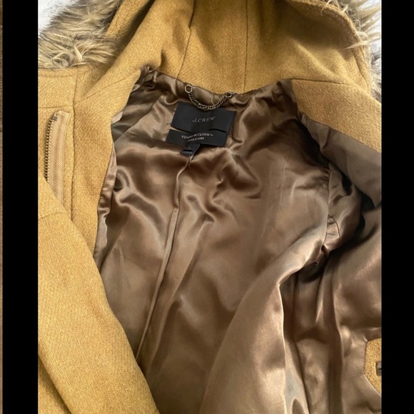 JCREW Tan Chateau parka in Italian stadium-cloth - Picture 12 of 13
